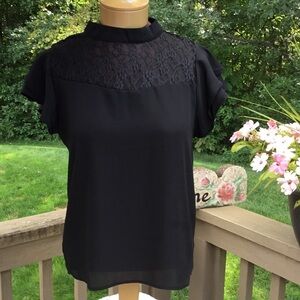 Ups & Downs black blouse L/XL